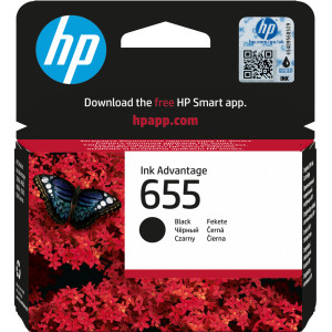 HP 655 Black Original Ink Advantage Cartridge
