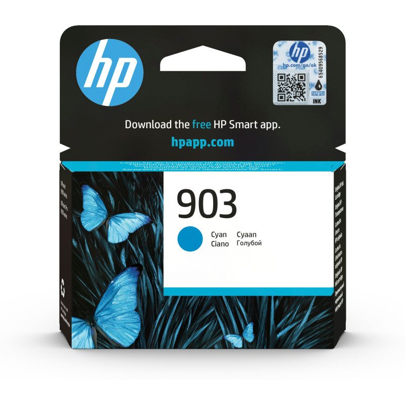 HP 903 Cyan Original Ink Cartridge HP 903 Cyan Original Ink Cartridge