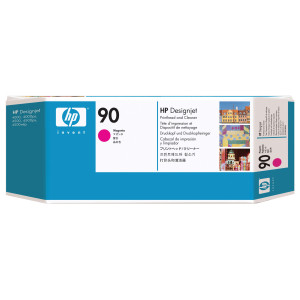 HP 90 Magenta DesignJet Printhead and Printhead Cleaner