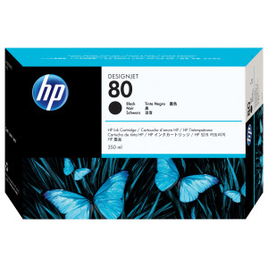HP 80 350-ml Black DesignJet Ink Cartridge