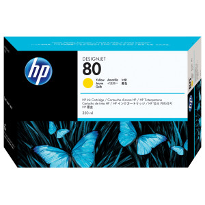 HP 80 350-ml Yellow DesignJet Ink Cartridge