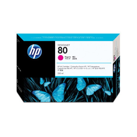 HP 80 350-ml Magenta DesignJet Ink Cartridge