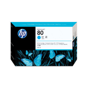 HP 80 350-ml Cyan DesignJet Ink Cartridge