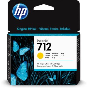 HP 712 29ml Yellow Ink Cartridge T630/T230