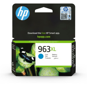 HP 963XL High Yield Cyan Original Ink Cartridge Pour OJ 9010/9013/9020