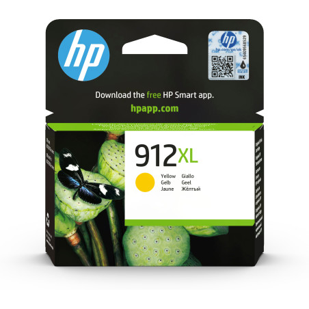 HP 912XL High Yield Yellow Original Ink Cartridge Pour OJ 8023