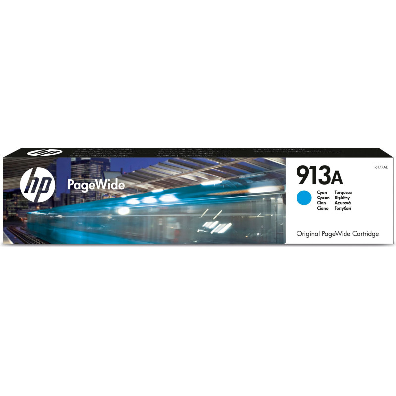 HP 913A Cyan Original PageWide Cartridge HP 913A Cyan Original PageWide Cartridge