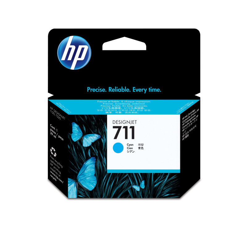HP 711 29-ml Cyan DesignJet Ink Cartridge HP 711 29-ml Cyan DesignJet Ink Cartridge