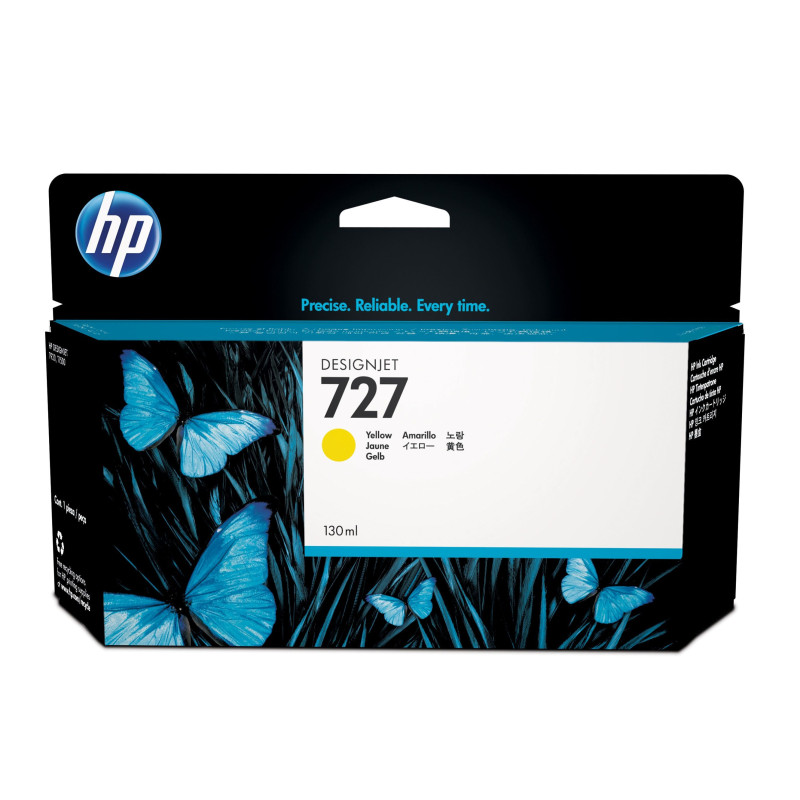 HP 727 130-ml Yellow DesignJet Ink Cartridge HP 727 130-ml Yellow DesignJet Ink Cartridge