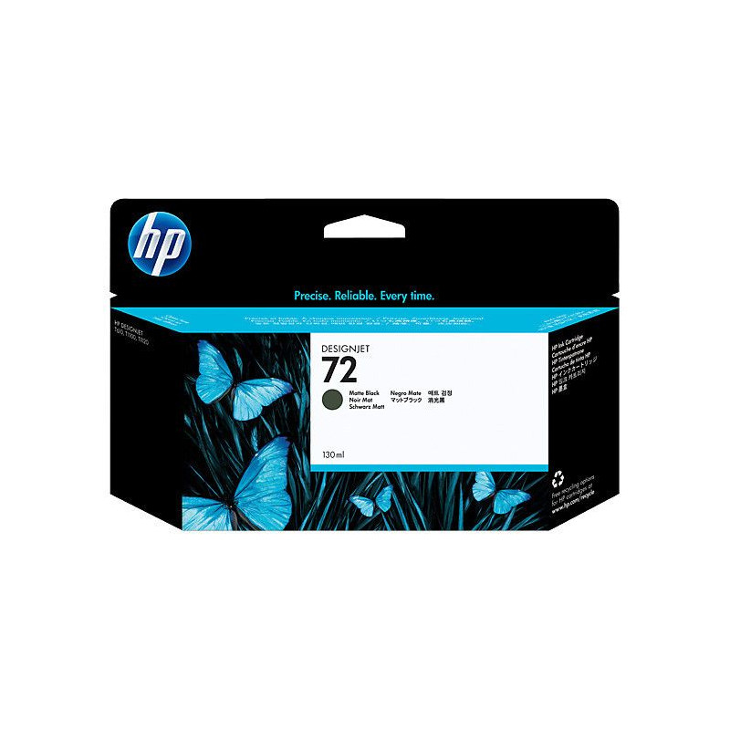 HP 72 130-ml Matte Black DesignJet Ink Cartridge HP 72 130-ml Matte Black DesignJet Ink Cartridge