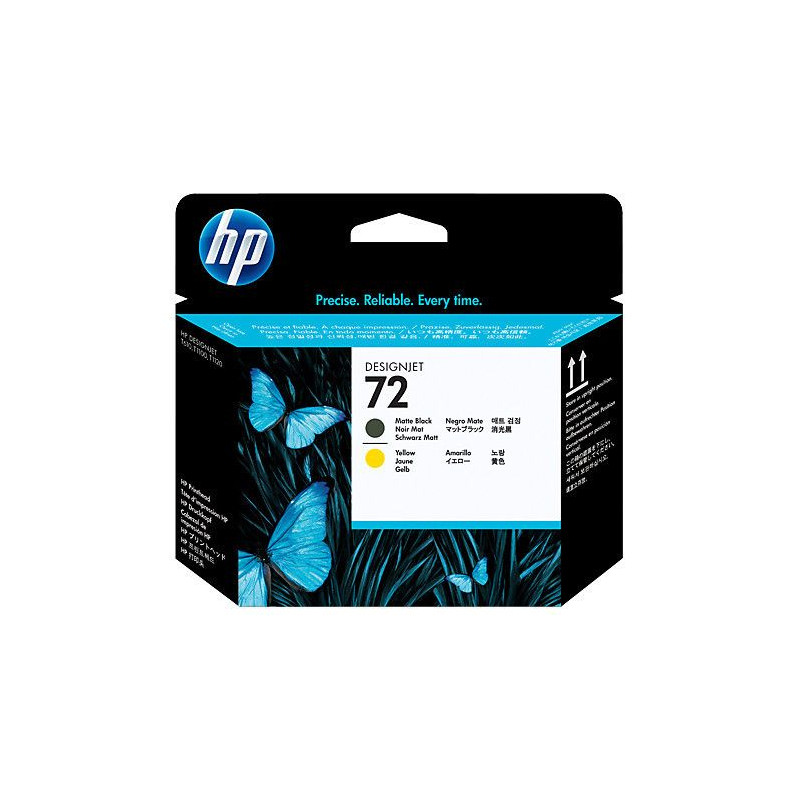 HP 72 Matte Black and Yellow DesignJet Printhead HP 72 Matte Black and Yellow DesignJet Printhead