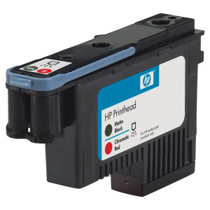 HP 73 Matte Black and Chromatic Red DesignJet Printhead