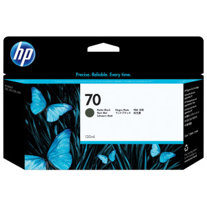 HP 70 130-ml Matte Black DesignJet Ink Cartridge