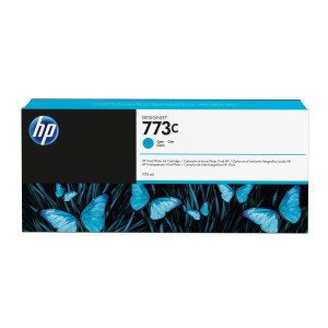 HP 773C 775-ml Cyan DesignJet Ink Cartridge