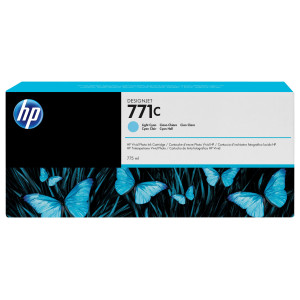 HP 771C 775-ml Light Cyan DesignJet Ink Cartridge