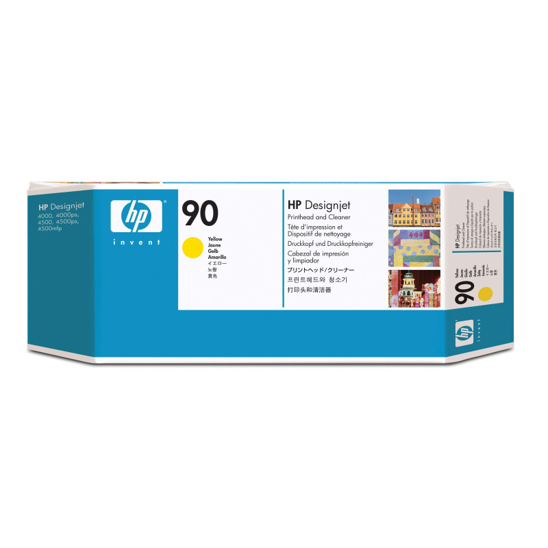 HP 90 Yellow DesignJet Printhead and Printhead Cleaner HP 90 Yellow DesignJet Printhead and Printhead Cleaner
