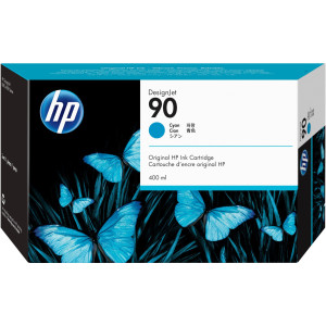HP 90 400-ml Cyan DesignJet Ink Cartridge