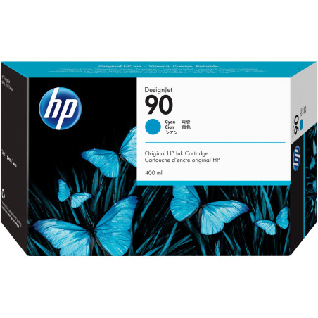 HP 90 400-ml Cyan DesignJet Ink Cartridge