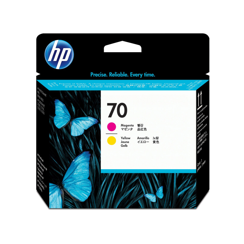 HP 70 Magenta and Yellow DesignJet Printhead HP 70 Magenta and Yellow DesignJet Printhead
