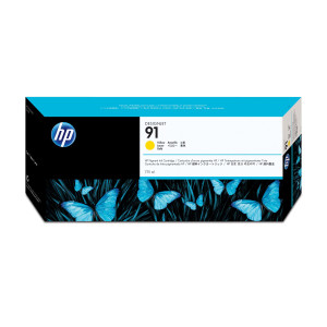 HP 91 775-ml Yellow DesignJet Pigment Ink Cartridge