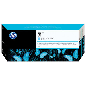 HP 91 775-ml Light Cyan DesignJet Pigment Ink Cartridge
