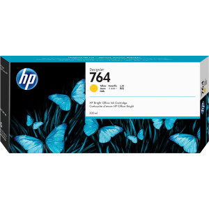 HP 764 300-ml Yellow DesignJet Ink Cartridge