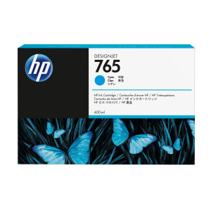 HP 765 400-ml Cyan DesignJet Ink Cartridge