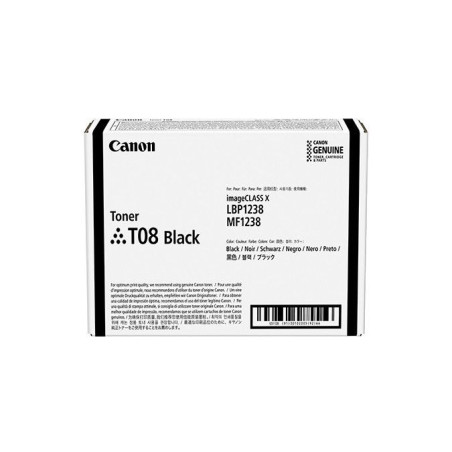CANON Toner T08 Black (Yield : 11,000 pages) 