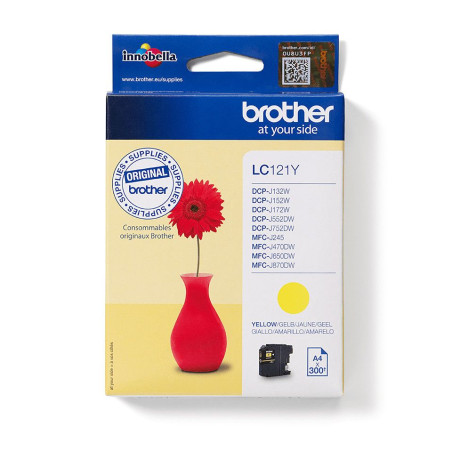 Brother Cartouche d'encre jaune pour DCP-J132W / DCP-J172W