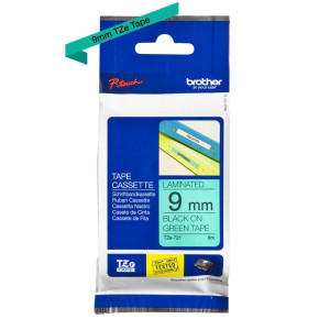 BROTHER Ruban Noir - Vert 9mm