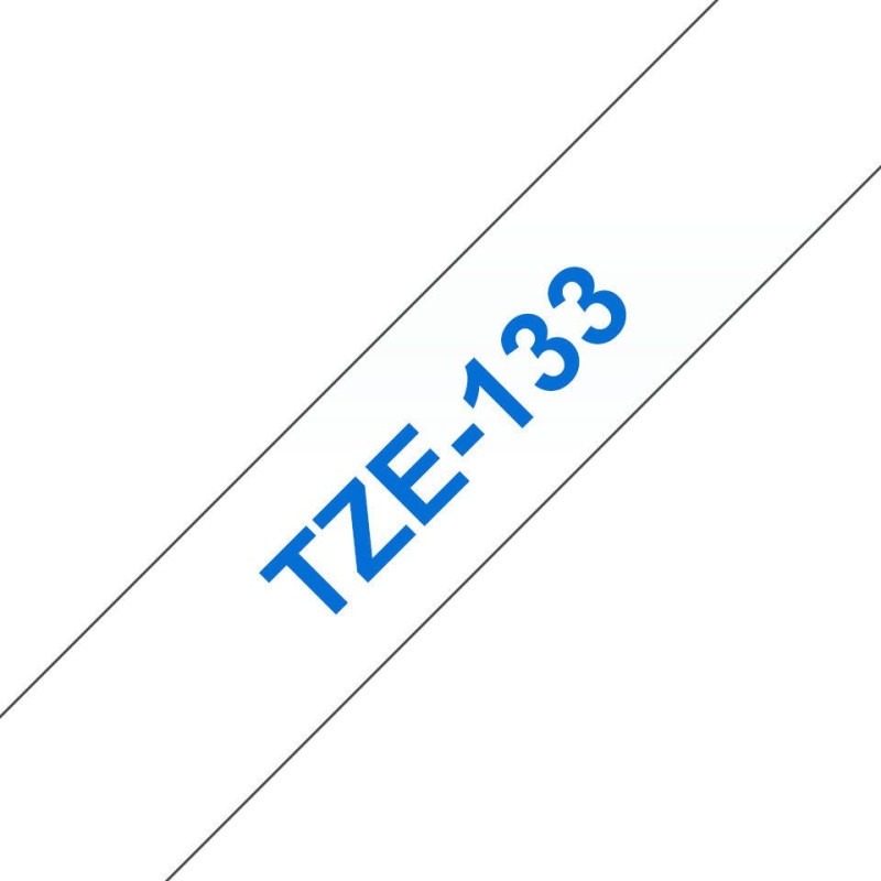 BROTHER Lamine 8m, 12mm Bleu - Transparent BROTHER Lamine 8m, 12mm Bleu - Transparent