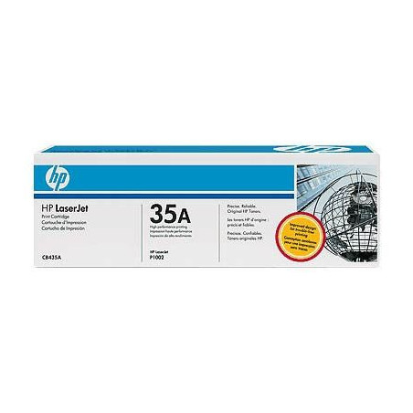 HP LaserJet CB435A Black Print Cartridge Cartouche de toner Original Noir