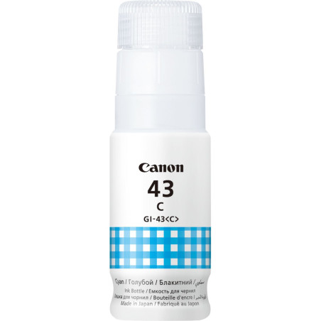 Canon GI-43C Cyan - Bouteille d'encre Canon d'origine (4672C001AA)
