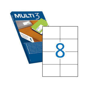 Multi3 Pack de 800 étiquettes 105,0 x 74,0mm