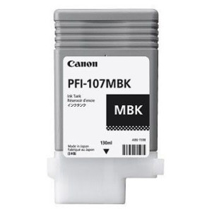 Cartouche d'encre Canon iPF PFI-107MBK NOIR MAT 6704B001 130ml