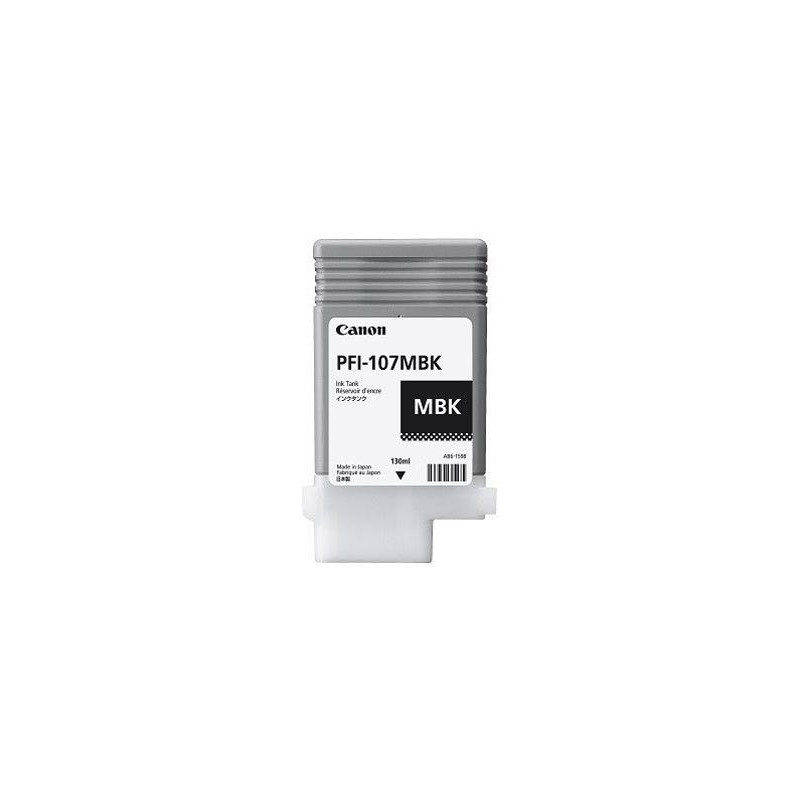 Cartouche d'encre Canon iPF PFI-107MBK NOIR MAT 6704B001 130ml