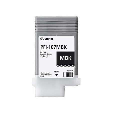 Cartouche d'encre Canon iPF PFI-107MBK NOIR MAT 6704B001 130ml