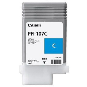 Cartouche d'encre Canon iPF PFI-107C CYAN 6706B001 130ml