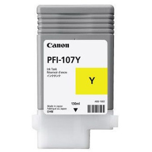 Cartouche d'encre Canon iPF PFI-107Y JAUNE 6708B001 130ml
