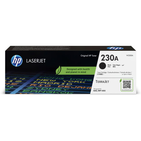 Toner HP 230 LaserJet – Noir (W2300A)