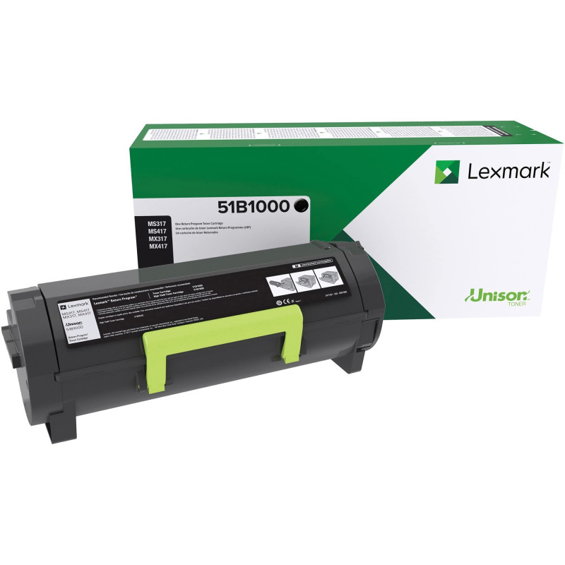 Toner Compatible Lexmark MS/MX310/410/317/417/510/610 Noir