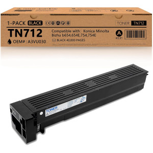Toner Compatible Konica Minolta TN712 Noir