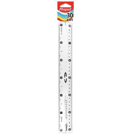 Maped 26005 règle 30 cm Plastique Transparent