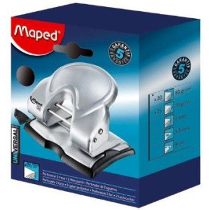 Maped 562000 perforateur papier 25 feuilles Noir, Argent