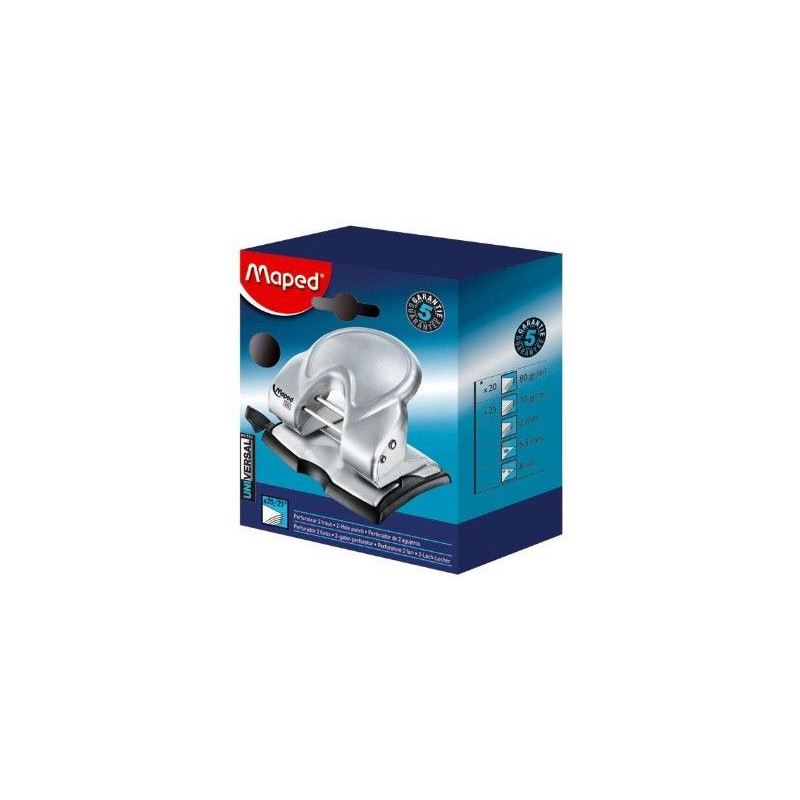 Maped 562000 perforateur papier 25 feuilles Noir, Argent Maped 562000 perforateur papier 25 feuilles Noir, Argent
