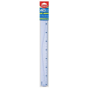 Maped Geometric 40 cm Plastique Transparent