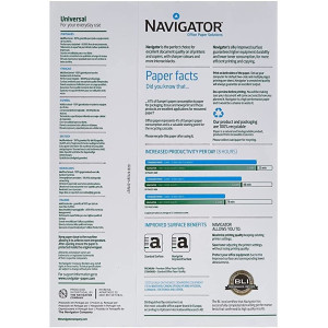 Papier Navigator Universal - extra blanc - 80 g - A4 - ramette de 500 feuilles