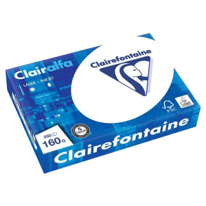 Papier Clairalfa - extra blanc - 160 g - A4 - ramette de 250 feuilles