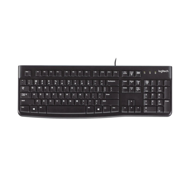 Logitech K120 clavier USB AZERTY Français Noir