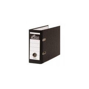 Classeur à Levier Papier Nuageux-NOIR-19,5X28cm-5-8cm